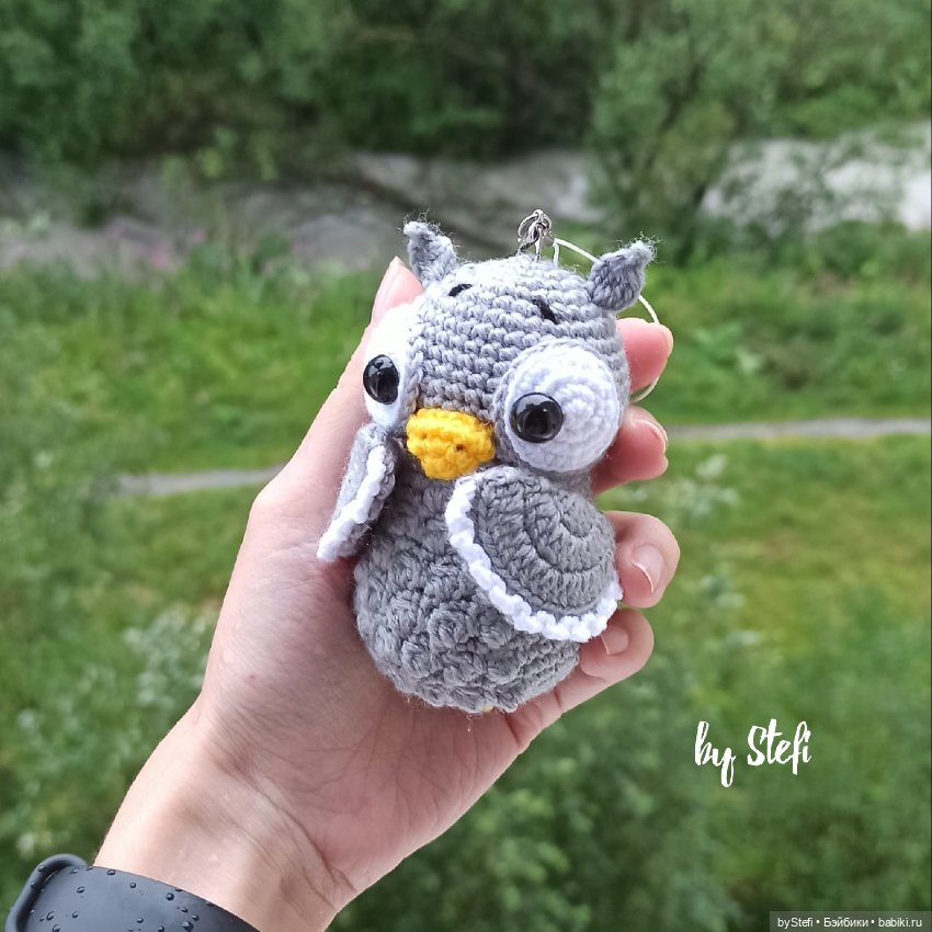 Совушка Оливия. Ёлочная игрушка или брелок (фото 2)