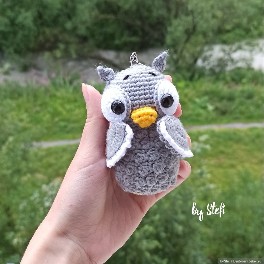 Совушка Оливия. Ёлочная игрушка или брелок (фото 3)