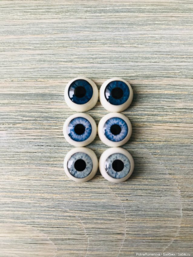 Цвета глаз для кукол 12 мм полусферы (фото 4)