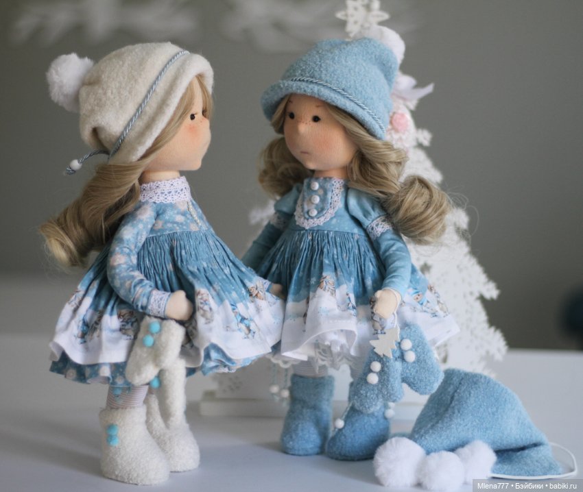 Александра и Анастосия зимние Куклы (фото 2)