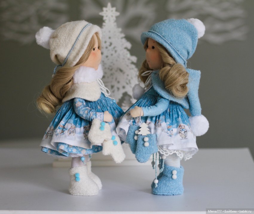 Александра и Анастосия зимние Куклы