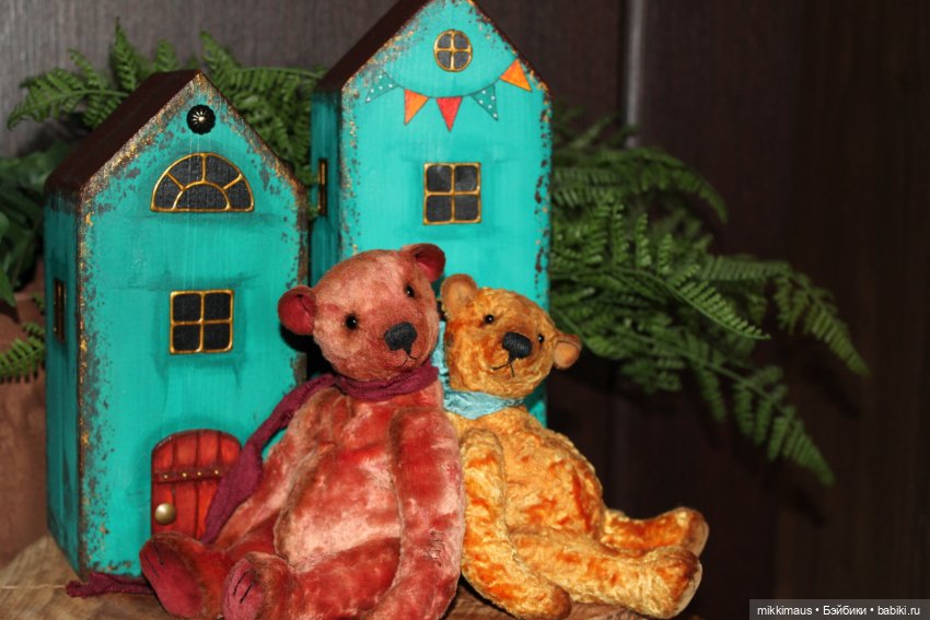 Кто в домике живёт — Авторские мишки Тедди и друзья: фото