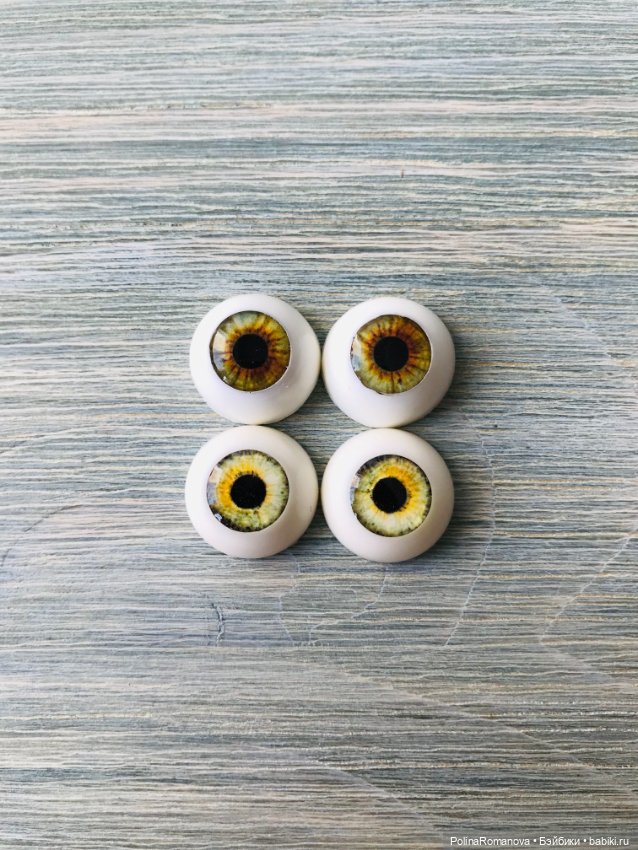 Разные цвета глаз 16 мм полусферы (фото 3)