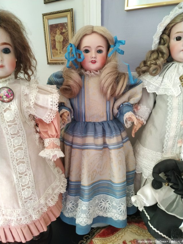 К Фифи приехала подружка — Антикварные куклы Unis France (Юнис): молд 301