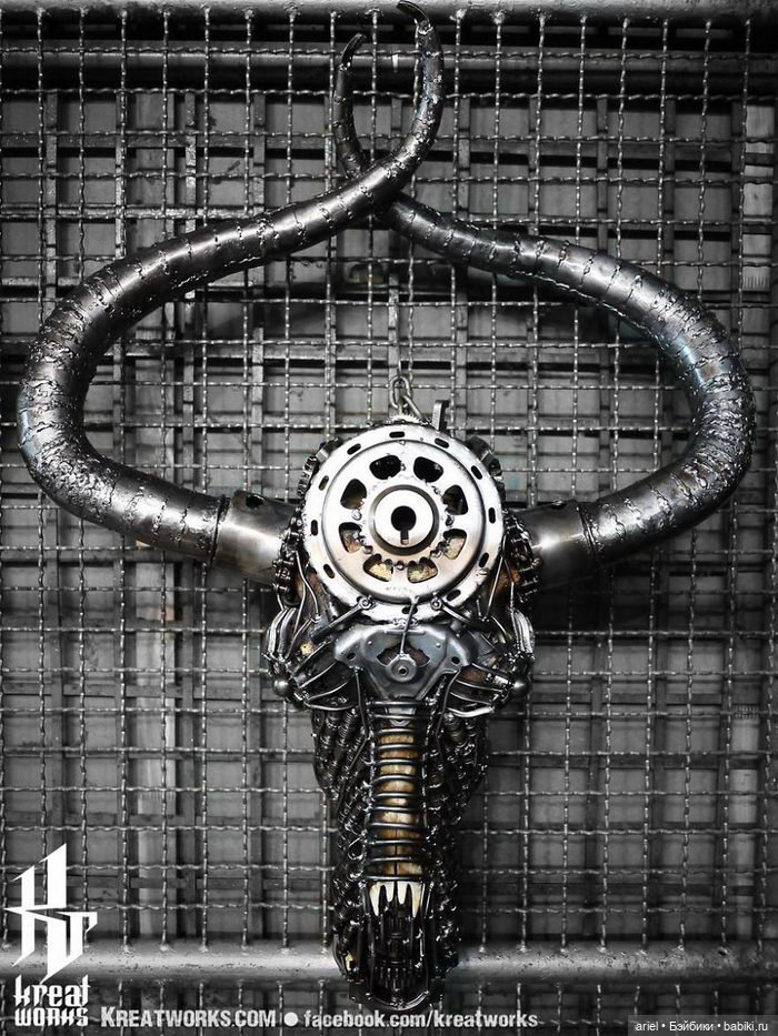 Роботы из металлического мусора: скульптуры Kreatworks (фото 10)