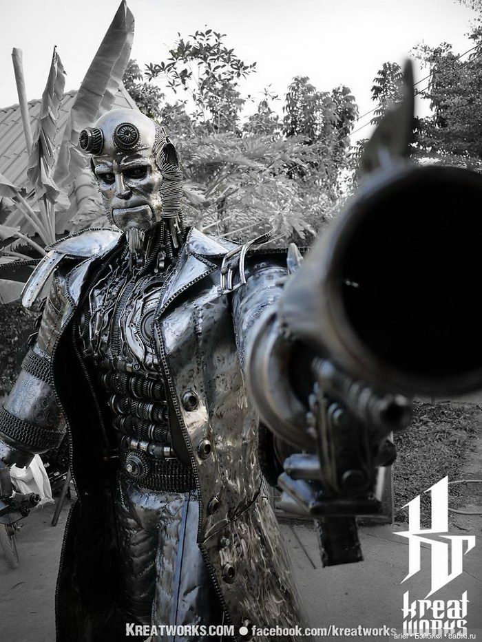 Роботы из металлического мусора: скульптуры Kreatworks