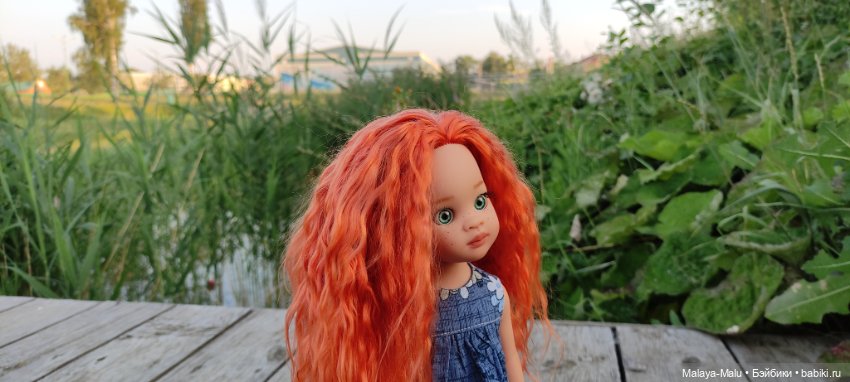 Прогулка с рыжиком — ООАК Paola Reina (Паола Рейна) и испанских кукол: перерисовка (фото 5)