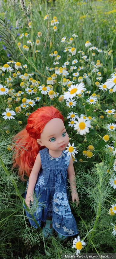 Прогулка с рыжиком — ООАК Paola Reina (Паола Рейна) и испанских кукол: перерисовка