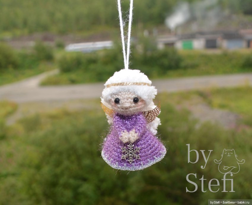 Ангелочек — Вязаные игрушки и амигуруми: крючком (фото 5)