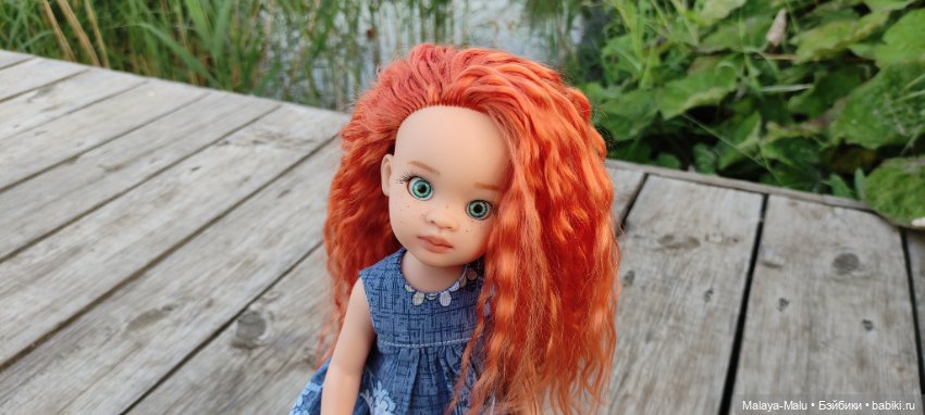 Прогулка с рыжиком — ООАК Paola Reina (Паола Рейна) и испанских кукол: перерисовка (фото 8)