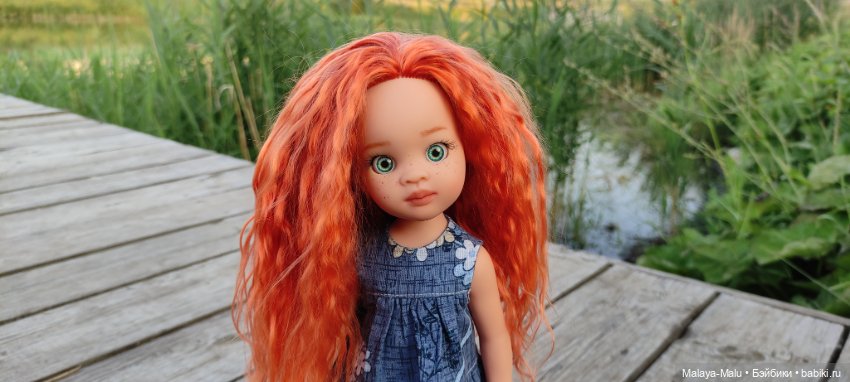 Прогулка с рыжиком — ООАК Paola Reina (Паола Рейна) и испанских кукол: перерисовка (фото 4)