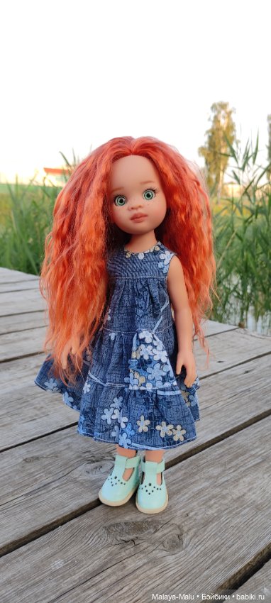 Прогулка с рыжиком — ООАК Paola Reina (Паола Рейна) и испанских кукол: перерисовка (фото 7)