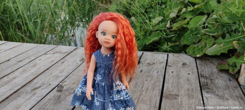 Прогулка с рыжиком — ООАК Paola Reina (Паола Рейна) и испанских кукол: перерисовка (фото 10)