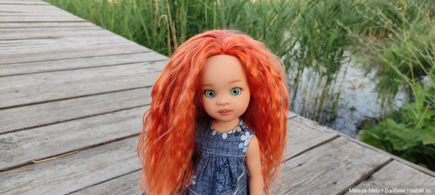 Прогулка с рыжиком — ООАК Paola Reina (Паола Рейна) и испанских кукол: перерисовка (фото 6)