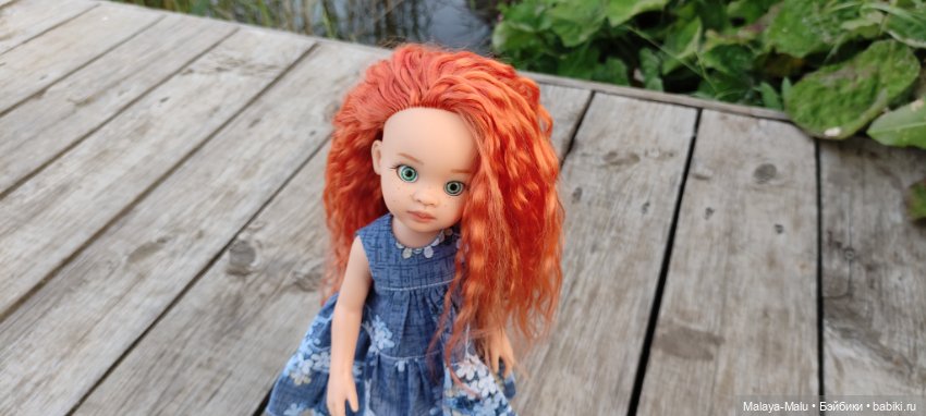 Прогулка с рыжиком — ООАК Paola Reina (Паола Рейна) и испанских кукол: перерисовка (фото 9)