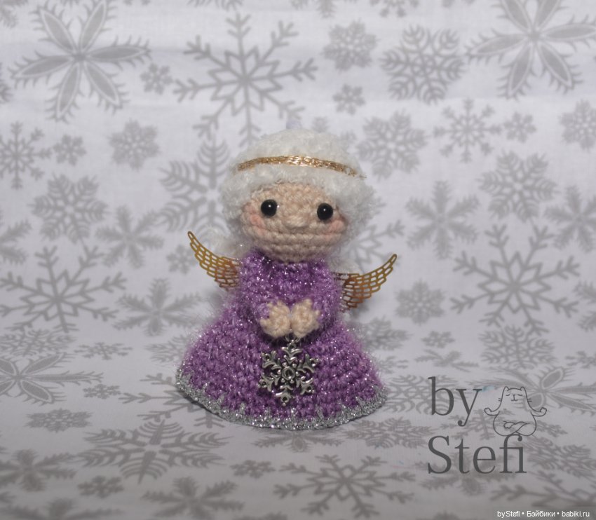 Ангелочек — Вязаные игрушки и амигуруми: крючком (фото 3)