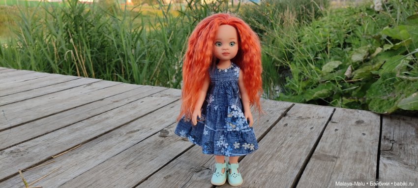 Прогулка с рыжиком — ООАК Paola Reina (Паола Рейна) и испанских кукол: перерисовка (фото 3)