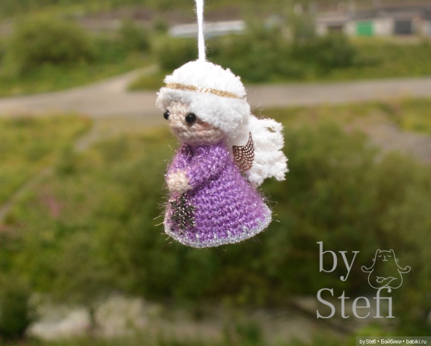 Ангелочек — Вязаные игрушки и амигуруми: крючком (фото 6)