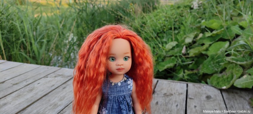 Прогулка с рыжиком — ООАК Paola Reina (Паола Рейна) и испанских кукол: перерисовка (фото 2)