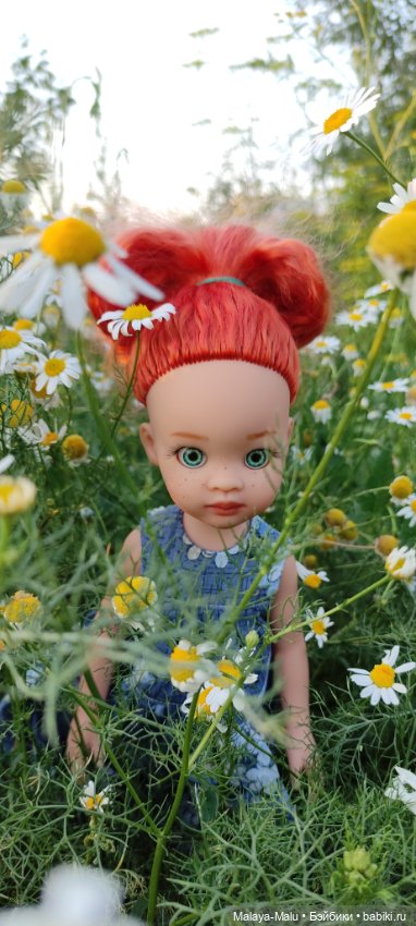 Прогулка с рыжиком — ООАК Paola Reina (Паола Рейна) и испанских кукол: перерисовка