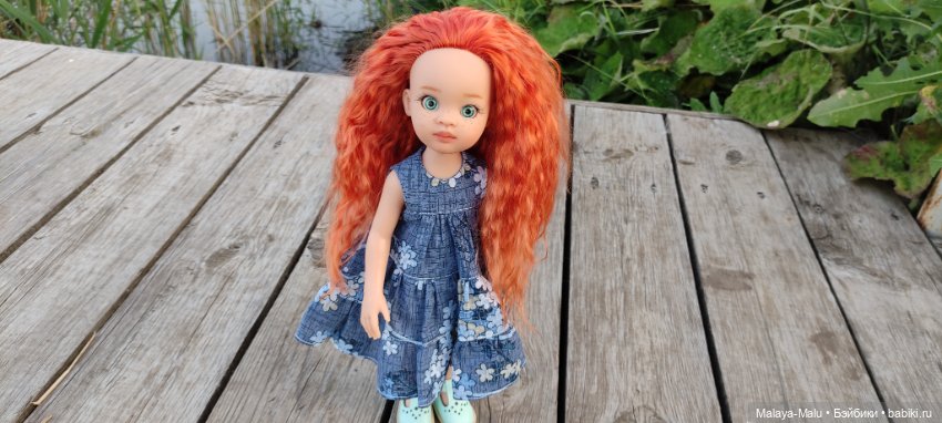 Прогулка с рыжиком — ООАК Paola Reina (Паола Рейна) и испанских кукол: перерисовка