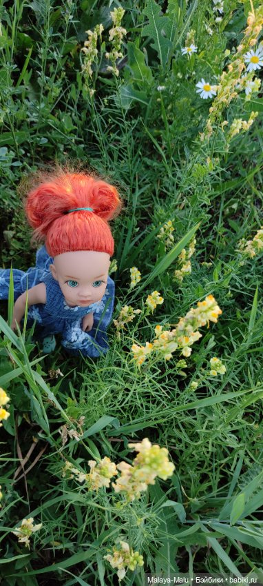 Прогулка с рыжиком — ООАК Paola Reina (Паола Рейна) и испанских кукол: перерисовка