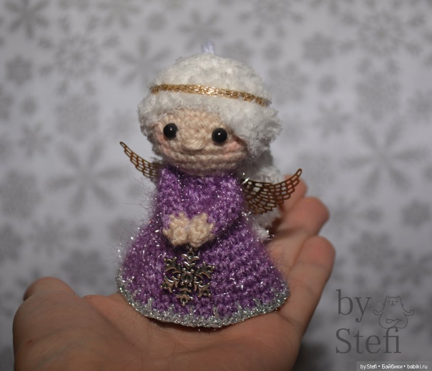 Ангелочек — Вязаные игрушки и амигуруми: крючком