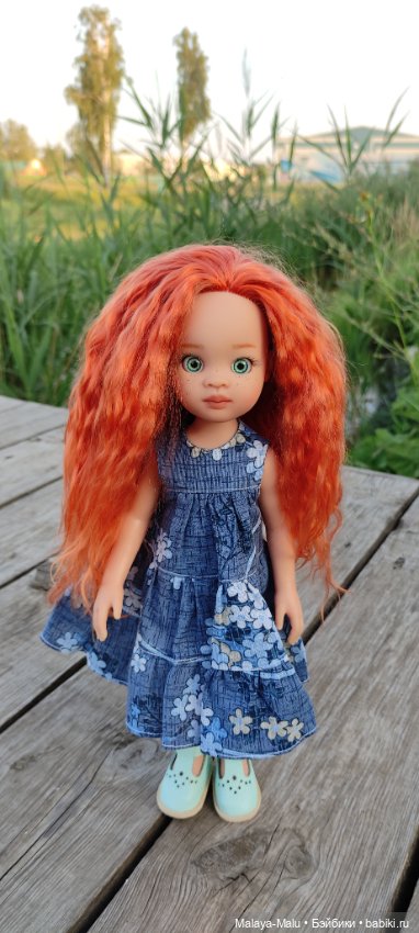 Прогулка с рыжиком — ООАК Paola Reina (Паола Рейна) и испанских кукол: перерисовка