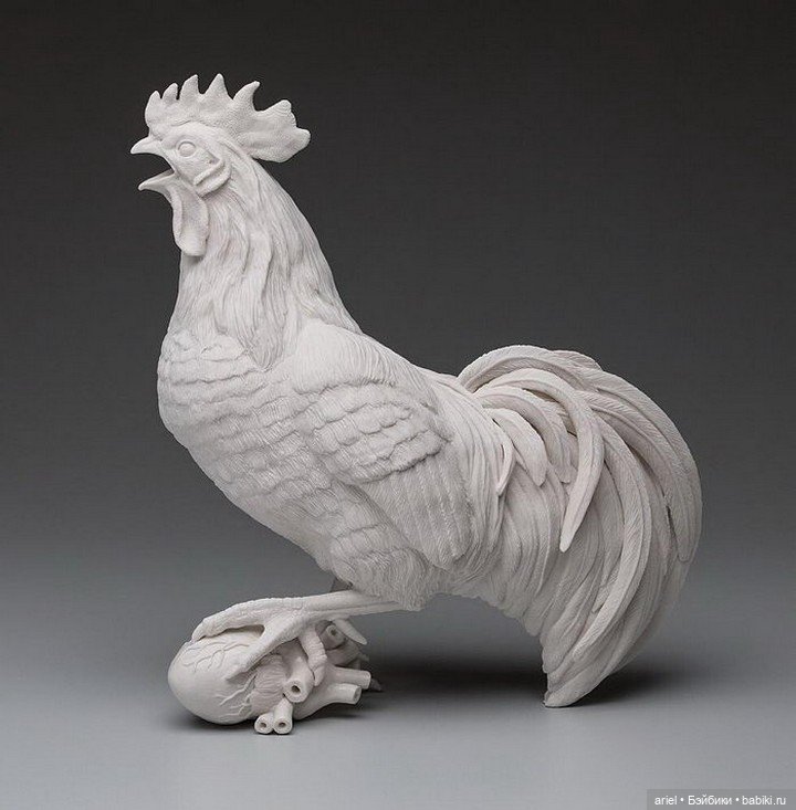 Интересные скульптуры Kate MacDowell (фото 9)