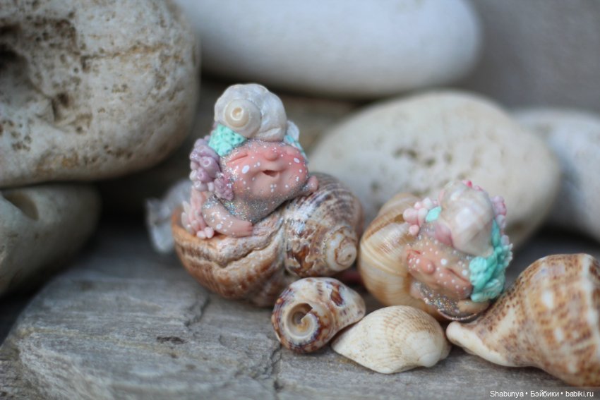 Русалочка — Лепка авторских игрушек и папье (фото 5)