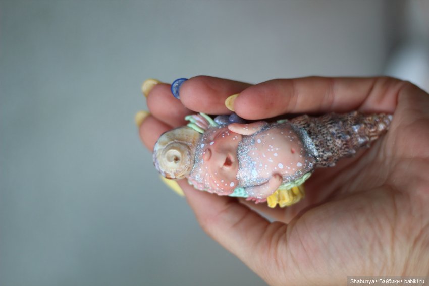 Русалочка — Лепка авторских игрушек и папье (фото 7)