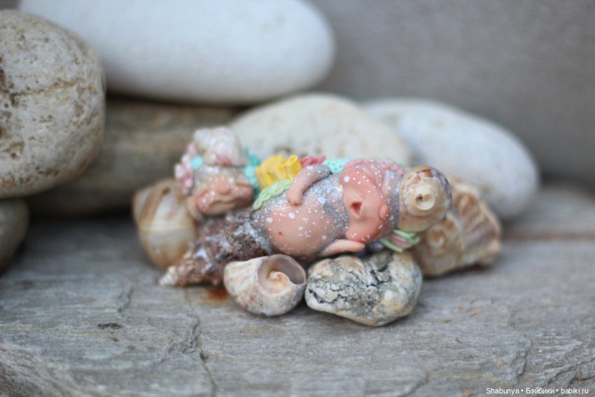 Русалочка — Лепка авторских игрушек и папье (фото 8)