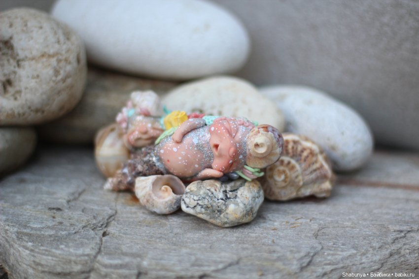 Русалочка — Лепка авторских игрушек и папье (фото 9)