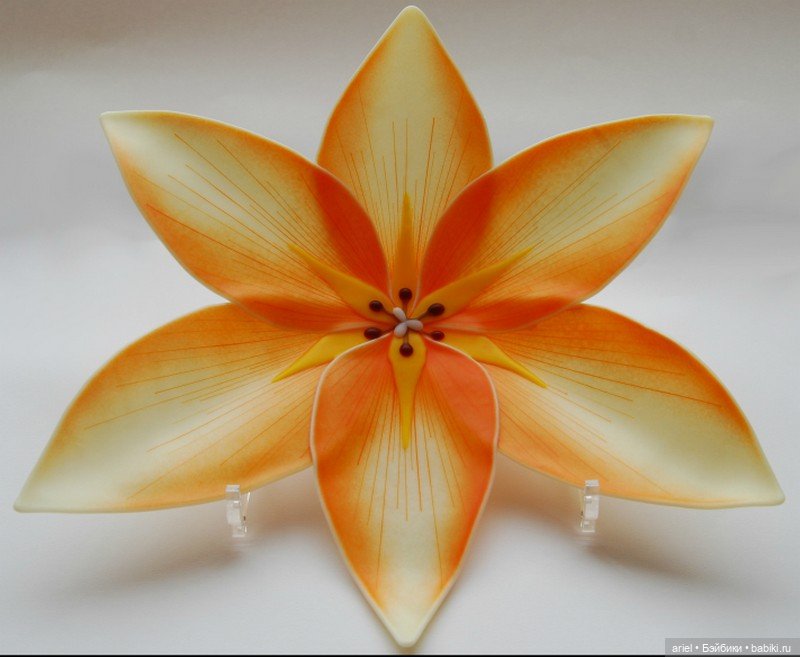 Стеклянные бабочки и цветы Laura Hart ☝️ (фото 10)