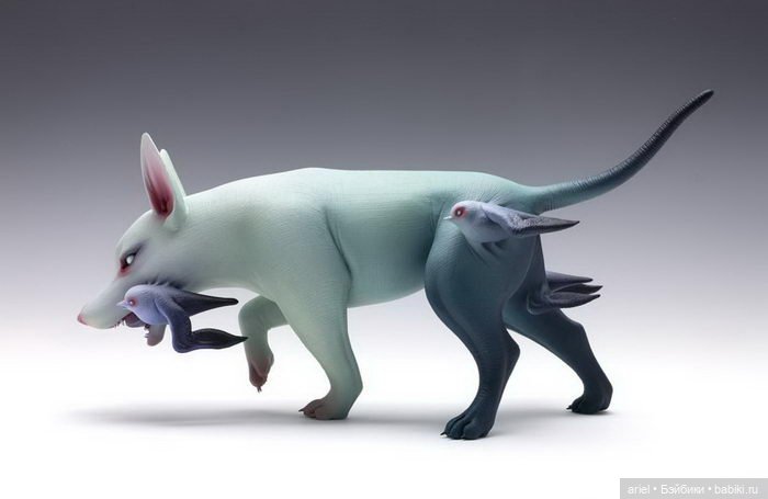 Любопытные скульптуры Erika Sanada (фото 4)