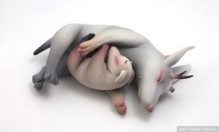 Любопытные скульптуры Erika Sanada (фото 3)