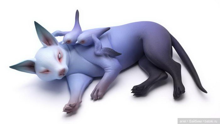 Любопытные скульптуры Erika Sanada