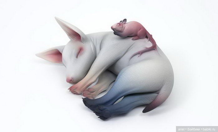 Любопытные скульптуры Erika Sanada