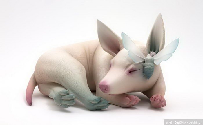 Любопытные скульптуры Erika Sanada (фото 10)