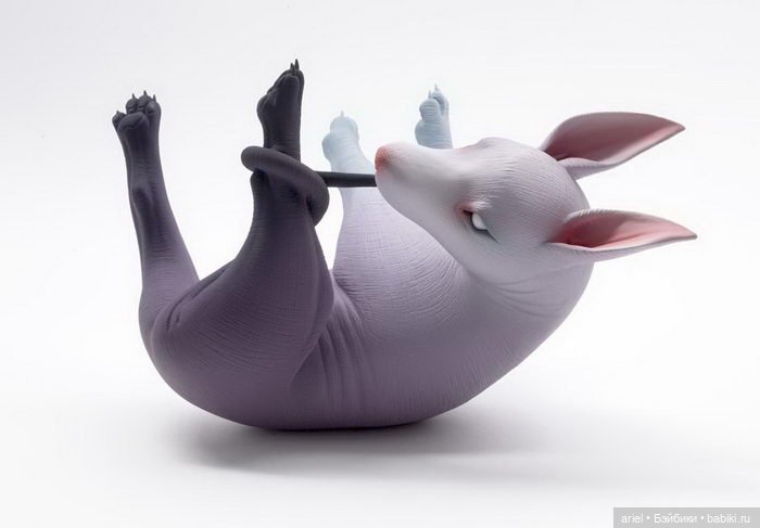 Любопытные скульптуры Erika Sanada (фото 7)