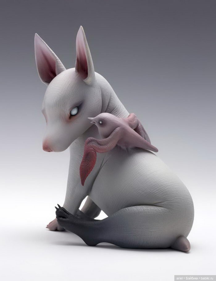 Любопытные скульптуры Erika Sanada (фото 5)