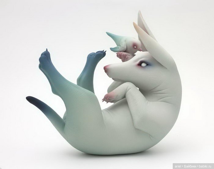 Любопытные скульптуры Erika Sanada (фото 2)