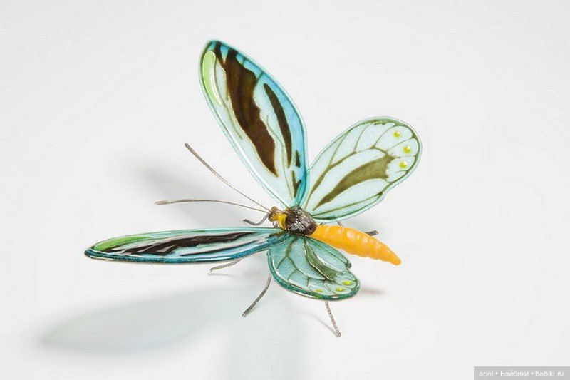 Стеклянные бабочки и цветы Laura Hart ☝️ (фото 2)