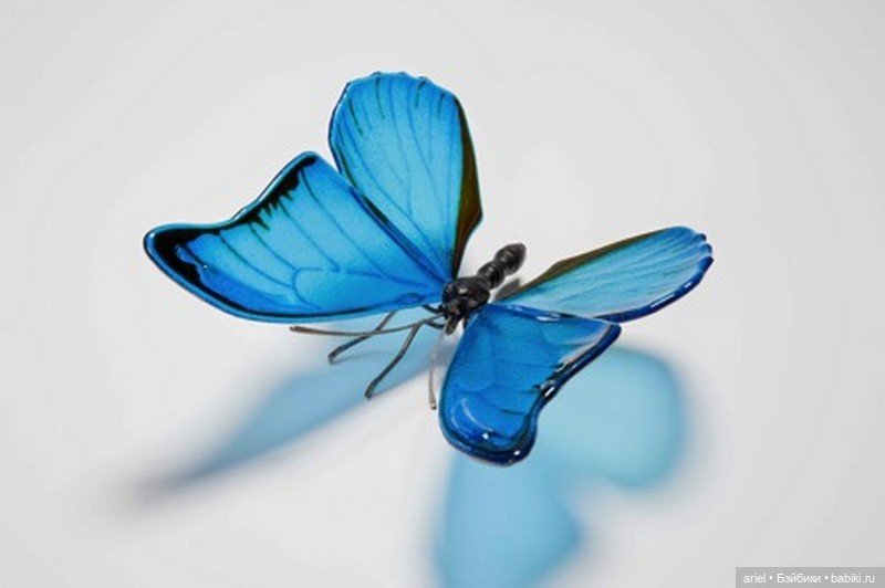 Стеклянные бабочки и цветы Laura Hart ☝️