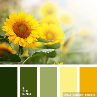 Красивое сочетание цветов