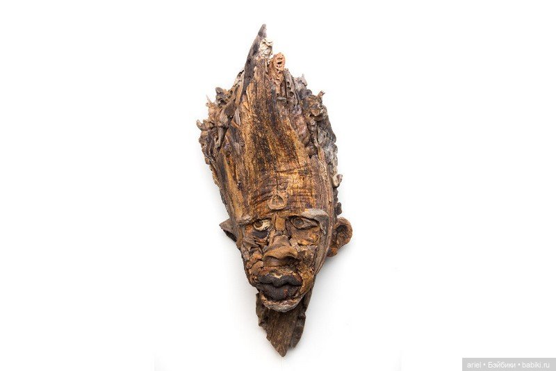 Деревянные портреты людей Bennett Ewing