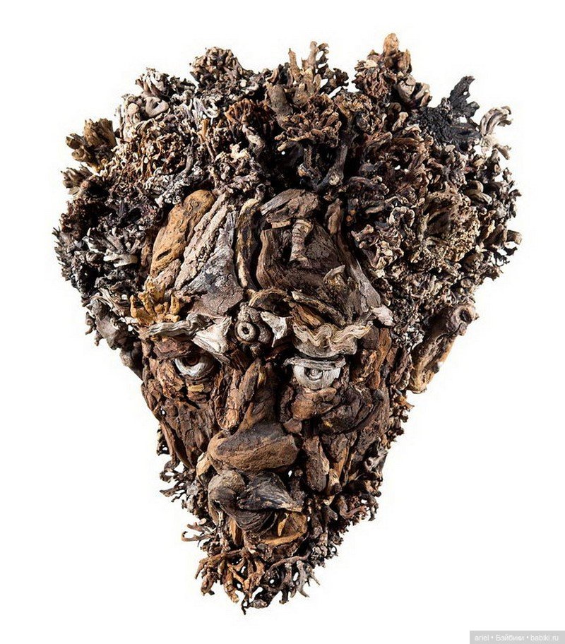 Деревянные портреты людей Bennett Ewing (фото 2)