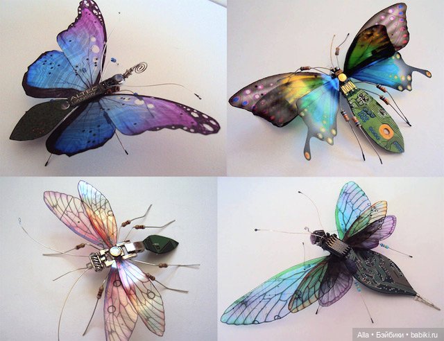 Бабочки от Julie Alice Chappell, Англия (фото 6)