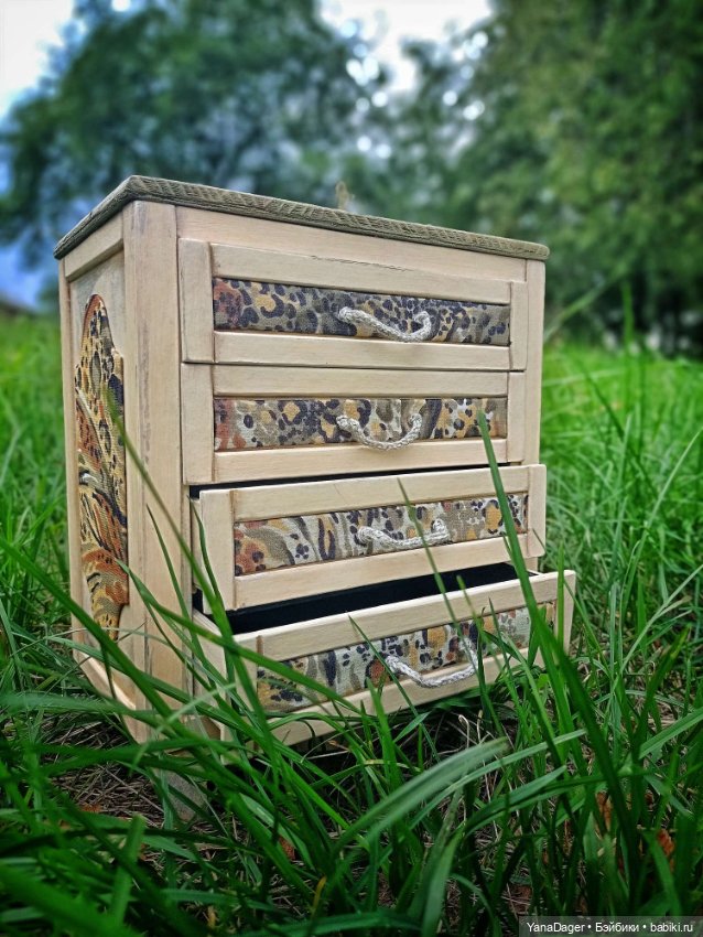 Про картон и про комод — Кукольная мебель своими руками: МК (фото 7)