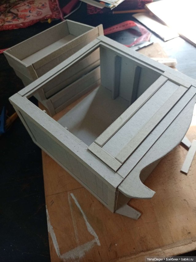 Про картон и про комод — Кукольная мебель своими руками: МК (фото 4)